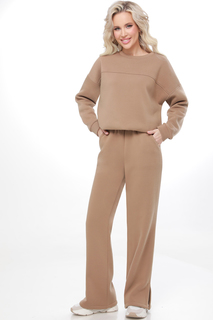 Костюм женский DSTrend Выступить дуэтом коричневый 44 RU