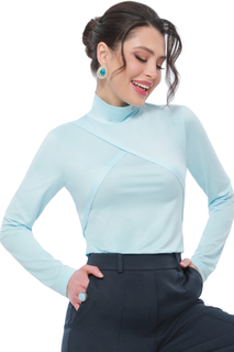 Водолазка женская DSTrend 471 голубая 52 RU