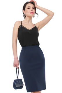 Юбка женская DSTrend Проверка статуса синяя 56 RU