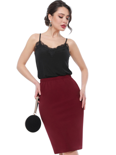 Юбка женская DSTrend Проверка статуса красная 44 RU