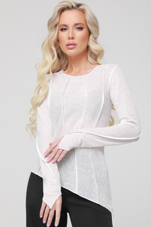 Блуза женская DSTrend Вероника белая 44 RU