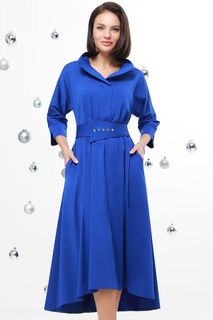 Платье женское DSTrend Быть заметной синее 54 RU