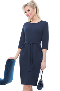 Платье женское DSTrend Идеальная модель синее 52 RU