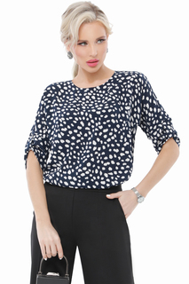 Блуза женская DSTrend Джоан синяя 54 RU