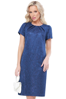 Платье женское DSTrend Ода моде синее 52 RU