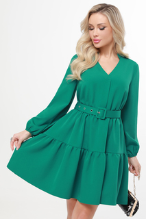 Платье женское DSTrend Законы привлекательности зеленое 52 RU