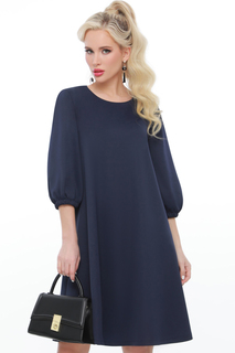 Платье женское DSTrend Завораживающий эффект синее 54 RU