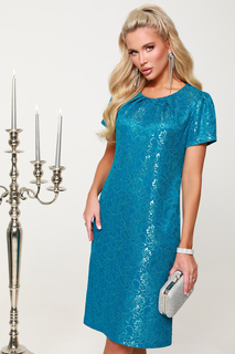 Платье женское DSTrend Ода моде голубое 46 RU