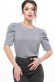 Блуза женская DSTrend Дженнифер серая 54 RU