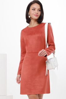 Платье женское DSTrend Собственные ценности коричневое 46 RU