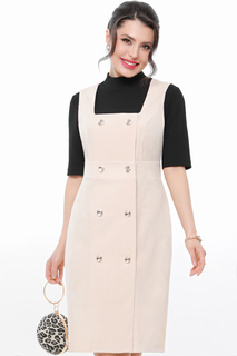 Сарафан женский DSTrend 477 бежевый 44 RU