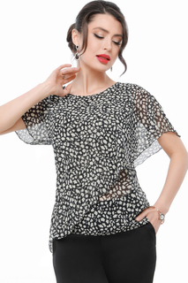 Блуза женская DSTrend Мэнди черная 48 RU