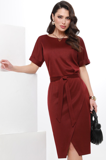 Платье женское DSTrend Исключительный стиль красное 56 RU