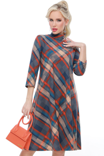 Платье женское DSTrend Особенно актуально разноцветное 50 RU