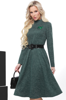Платье женское DSTrend 380 зеленое 52 RU
