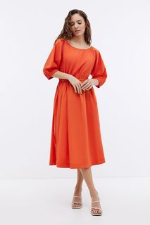 Платье женское Baon B4524049 оранжевое M