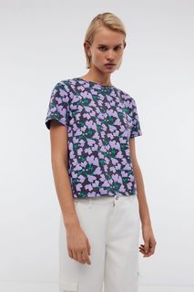 Футболка женская Baon B2324069 фиолетовая 2XL