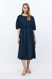 Платье женское Baon B4524049 голубое 2XL