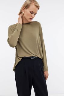 Лонгслив женский Baon B2124010 зеленый 2XL
