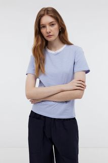 Футболка женская Baon B2324078 голубая 2XL