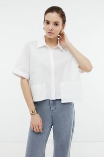 Рубашка женская Baon B1924026 белая S