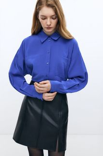 Блуза женская Baon B1724026 синяя XL