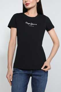 Футболка женская Pepe Jeans London PL505202 черная XS