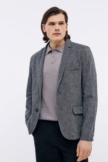 Пиджак мужской Baon B621003 серый 3XL