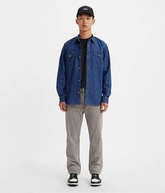 Джинсы мужские Levis 24767 серые 34/32 Levis®