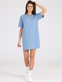 Платье женское Апрель 1ЖПК4265804 голубое 96-100/164