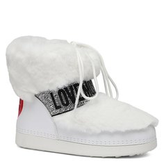 Угги женские Love Moschino JA24202G FW23 белые 39 EU