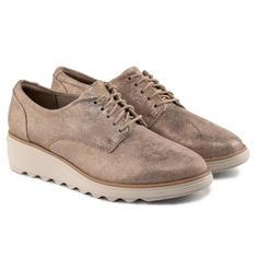Полуботинки женские Clarks Sharon Crystal 26140071 бежевые 36 EU