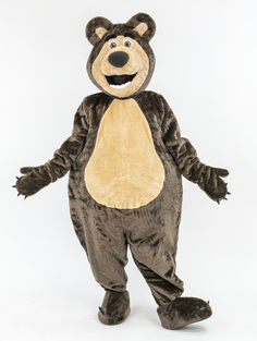 Ростовая кукла унисекс Медведь Mascot Costume Гри1 коричневый 44-52 RU