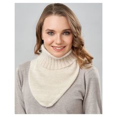 Шарф-манишка женский Ferz 21945LL бежевый, 32х15 см