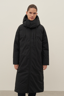 Пуховик-пальто женский Finn Flare FAD11070 черный XL
