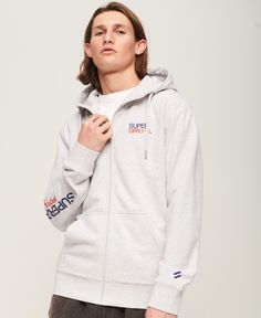 Толстовка мужская Superdry M2013105A серая L