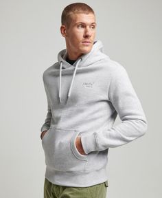 Худи мужское Superdry M2013110A серое XL