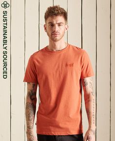 Футболка мужская Superdry M1011245A оранжевая M