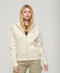 Толстовка женская Superdry W2012047A белая 10 UK