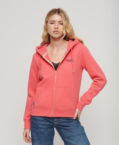 Толстовка женская Superdry W2012047A розовая 8 UK