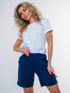 Повседневные шорты женские Cool Look Мегаполис синие 54 RU