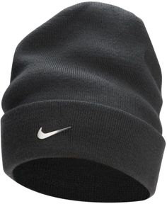 Шапка бини мужская Nike FB6527-071 серая, one size