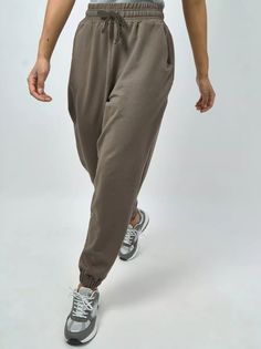 Спортивные брюки женские LAINA S21-W1-754 хаки 48 RU