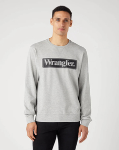 Свитшот мужской Wrangler 112341197 серый L