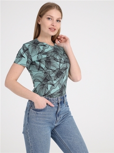 Футболка женская Апрель 1ЖДФК3302001н зеленая 88/164