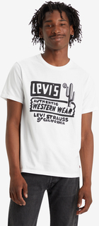 Футболка мужская Levis Men Graphic Crewneck Tee белая S Levis®
