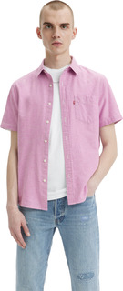 Рубашка мужская Levis Men Short Sleeve Classic 1 Pocket Standard Shirt розовая S Levis®
