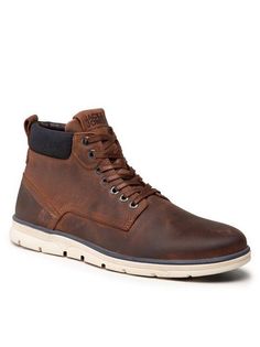 Ботинки мужские Jack & Jones Jfwtubar 12159513 коричневые 45 EU