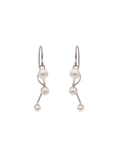 Серьги из бижутерного сплава Bijoux Land E21822P, жемчуг искусственный