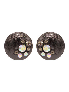 Серьги пусеты из бижутерного сплава Bijoux Land DE24288, стразы